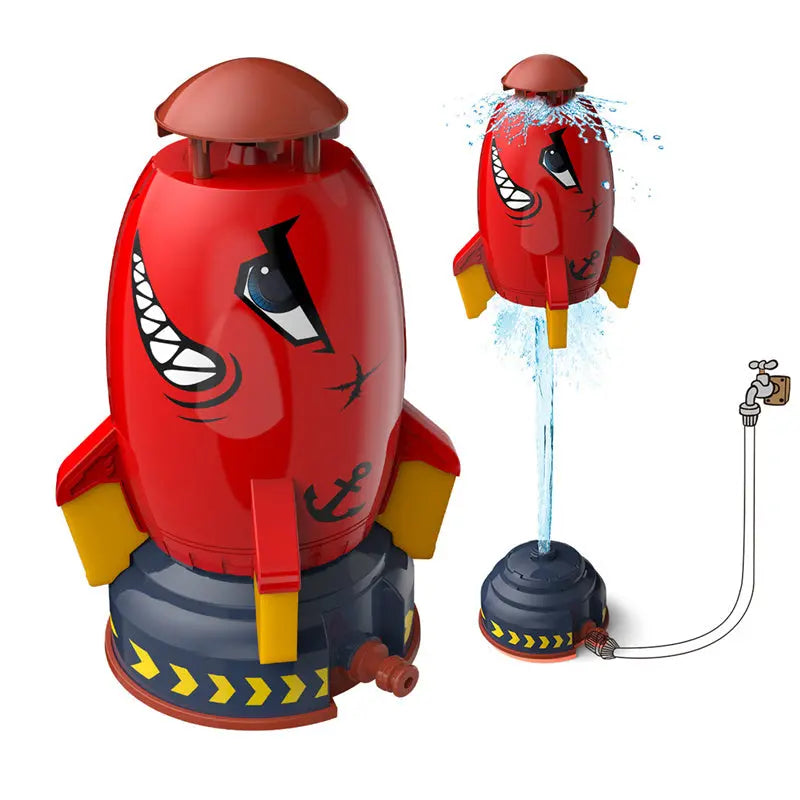 Rocket Launcher Sprinkler Toy Red 2PCS – Posh Atomic