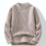 Round Neck Men's Sweater Khaki 2XL – Posh Atomic