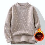 Round Neck Men's Sweater Dark Gray M – Posh Atomic