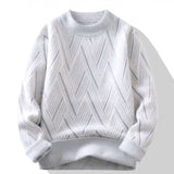 Round Neck Men's Sweater Khaki M – Posh Atomic