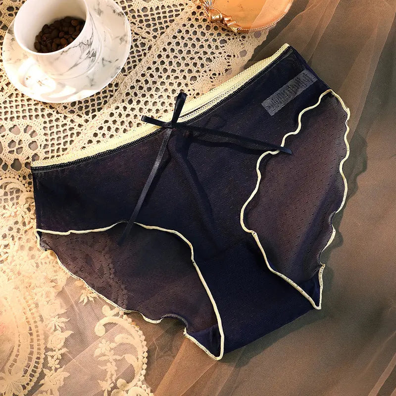 Ruffled Classic Panties Black L – Posh Atomic