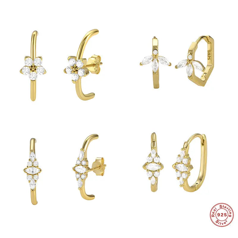 S925 Pure Silver Earring Variety Pack – Posh Atomic