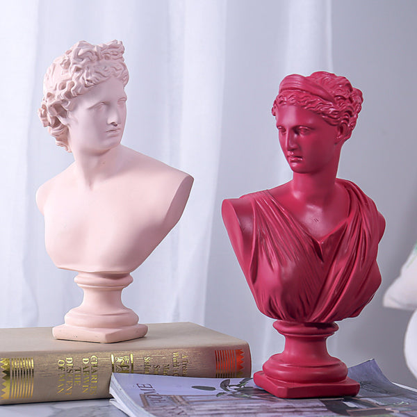 Sculpture Venus Character Artwork Resin Blue gold – Posh Atomic