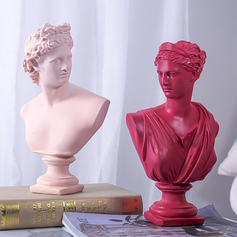 Sculpture Venus Character Artwork Resin Blue gold – Posh Atomic