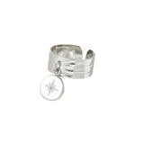 Six-pointed Star Adjustable Gold-plated Ring – Posh Atomic