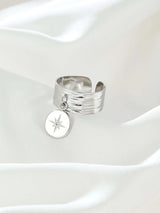 Six-pointed Star Adjustable Gold-plated Ring – Posh Atomic