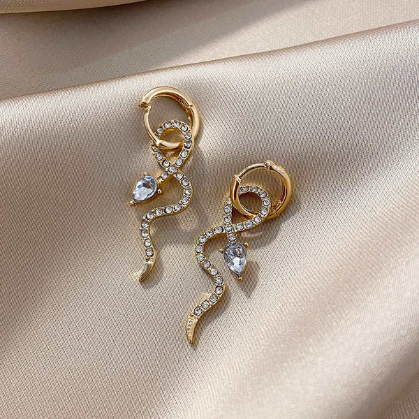 Snake Earrings golden – Posh Atomic