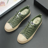Soft Bottom Men's Casual Leather Shoes Army Green – Posh Atomic