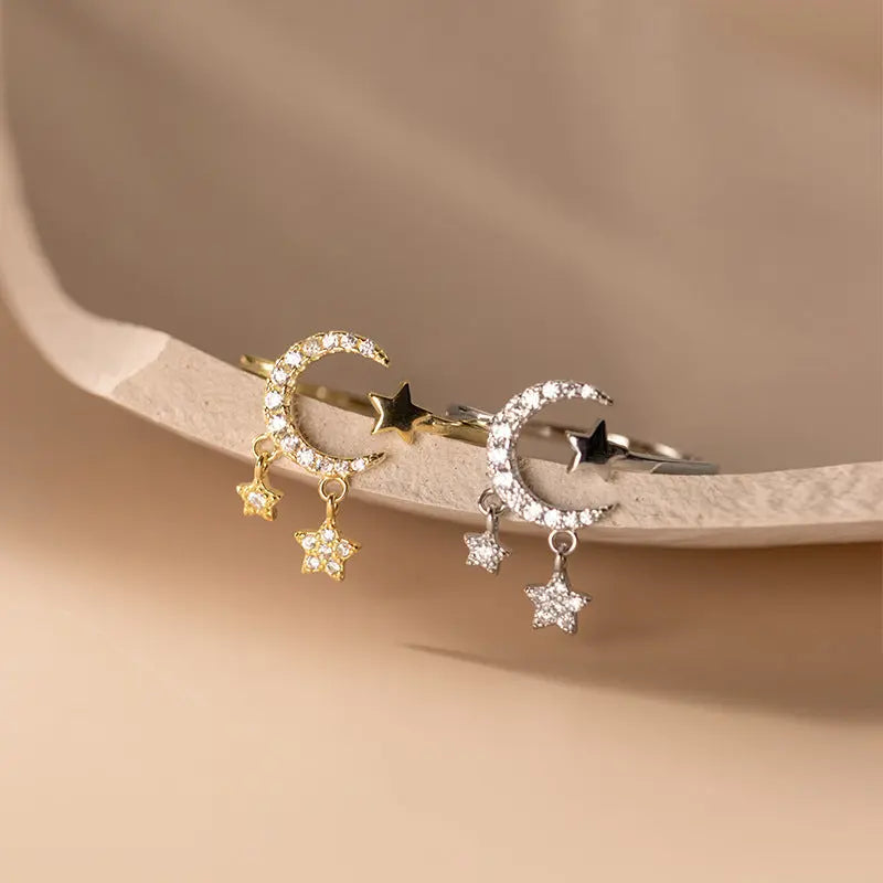 Star Moon Ring – Posh Atomic
