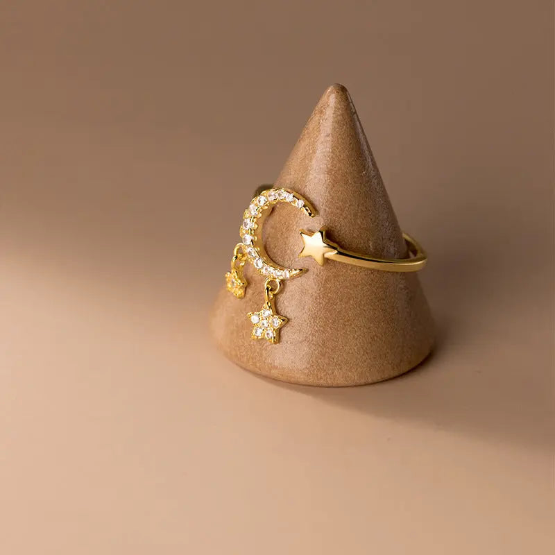 Star Moon Ring – Posh Atomic
