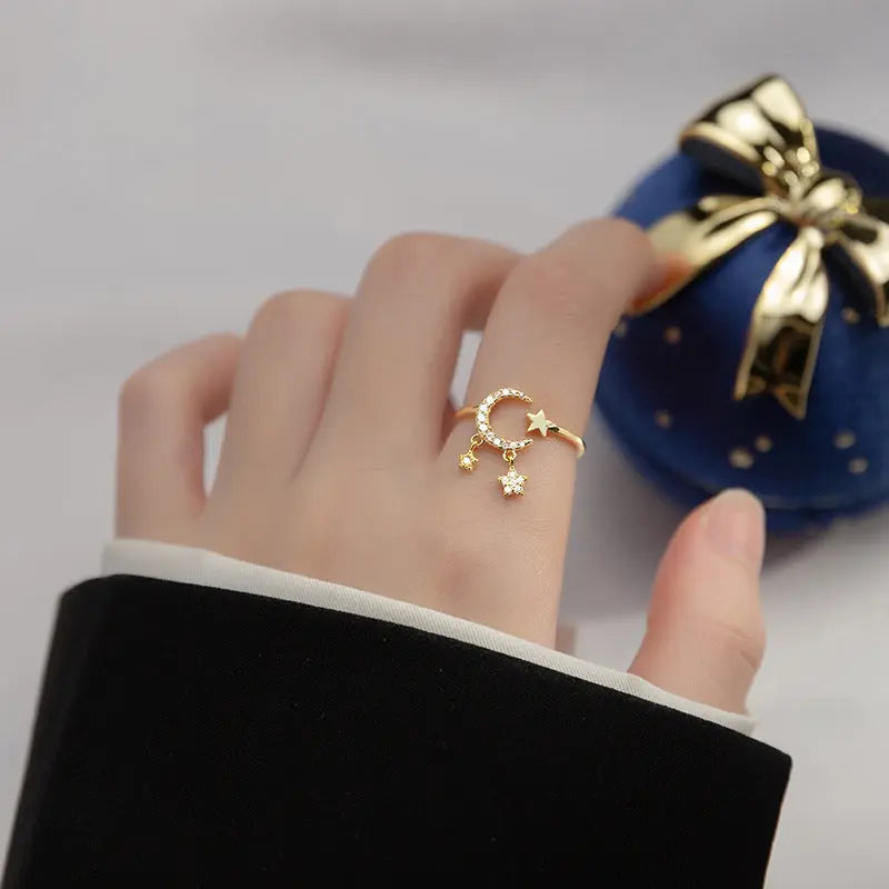 Star Moon Ring – Posh Atomic