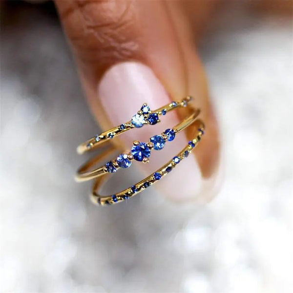 Star Sapphire Ring For Women JZ00148 Blue No7 – Posh Atomic