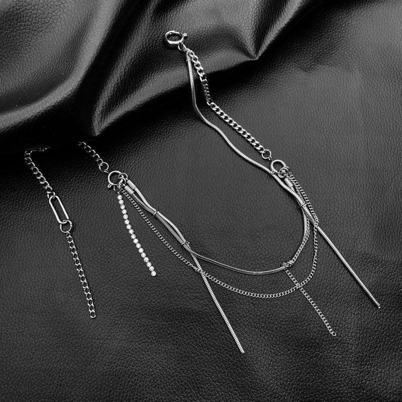 Steel Bends And Hitches Tassel Necklace – Posh Atomic
