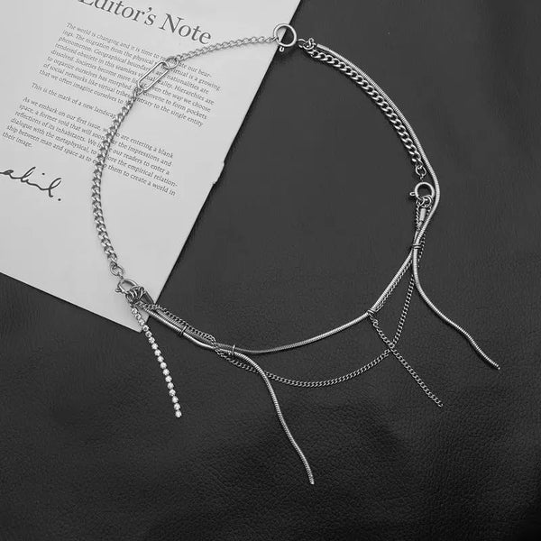 Steel Bends And Hitches Tassel Necklace – Posh Atomic