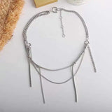 Steel Bends And Hitches Tassel Necklace – Posh Atomic