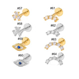 Sterling Silver Ear Studs – Posh Atomic