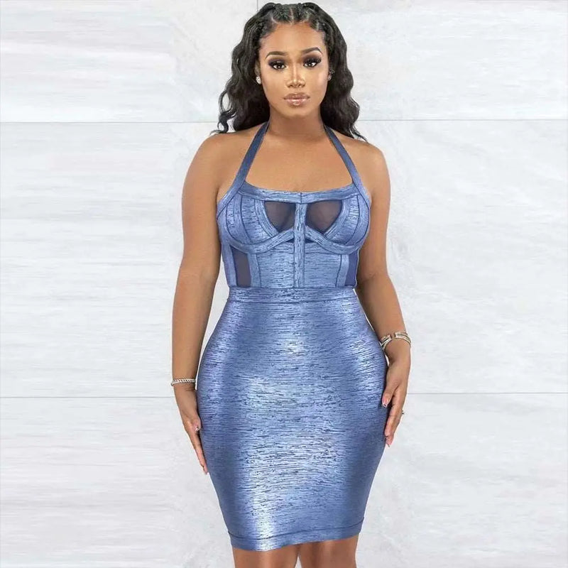 Stunning Bandage Party Dress White S – Posh Atomic