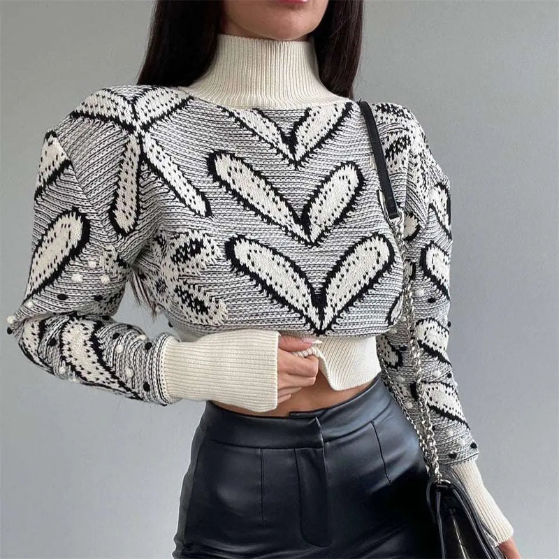 Trendy Slim-fit Long-sleeved Sweater – Posh Atomic