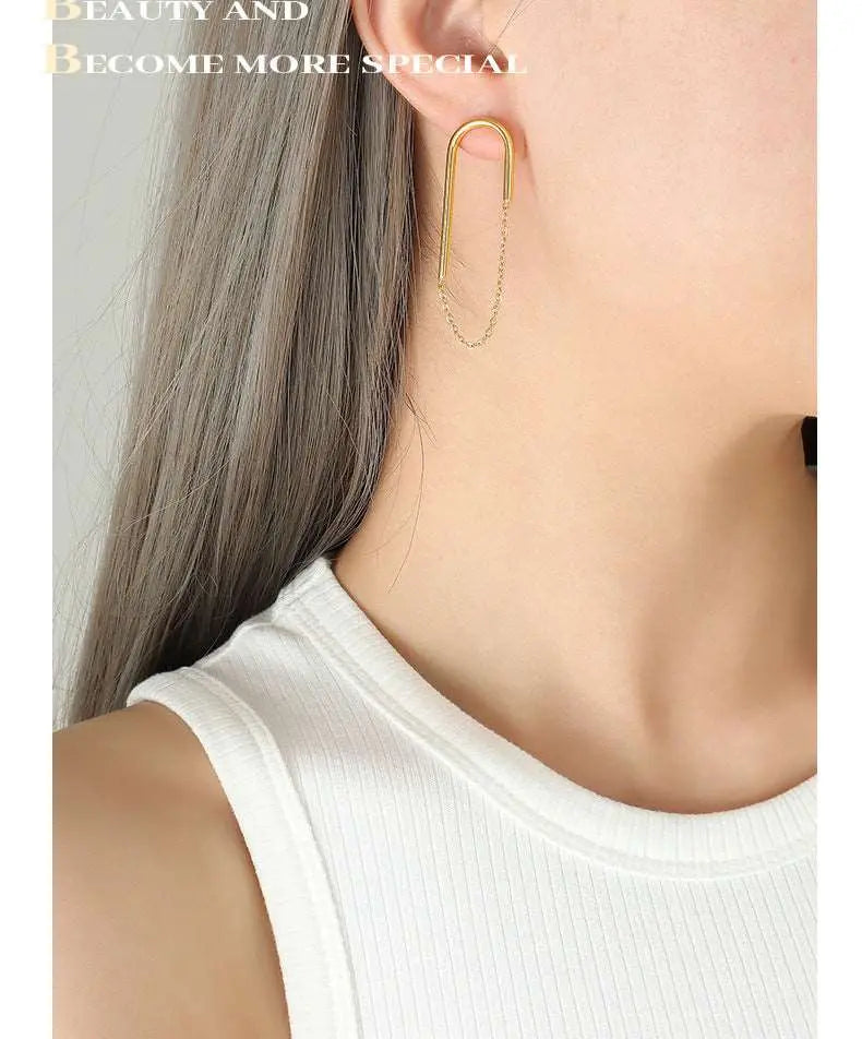 U-shaped Ear Studs – Posh Atomic