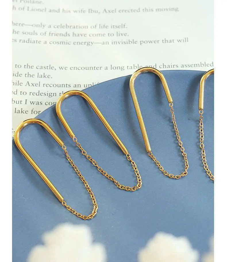 U-shaped Ear Studs – Posh Atomic