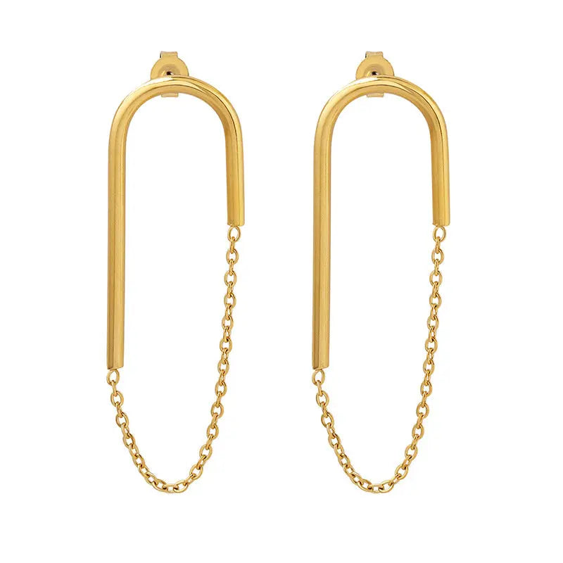 U-shaped Ear Studs – Posh Atomic