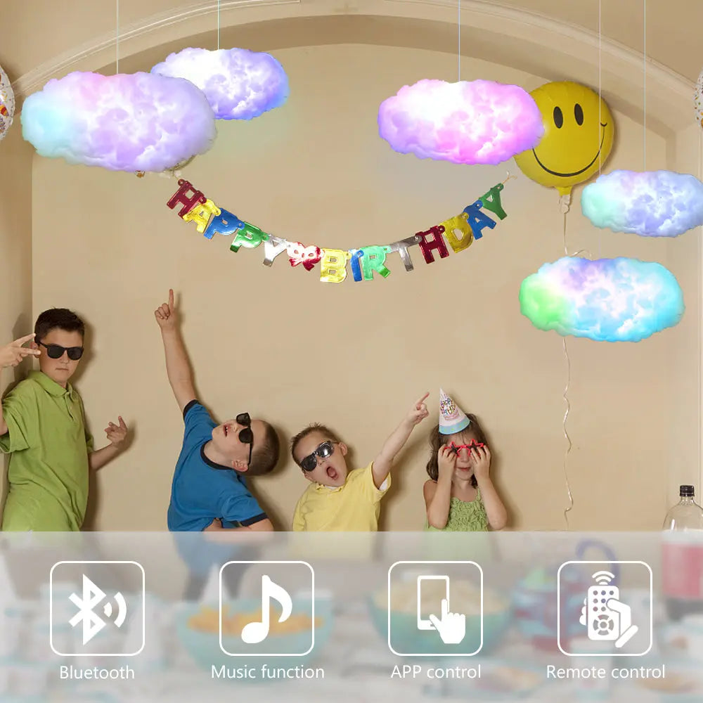USB Cloud Light APP Control Music Synchronization Ambient Light – Posh Atomic