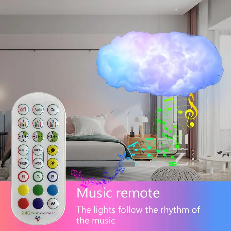 USB Cloud Light APP Control Music Synchronization Ambient Light – Posh Atomic