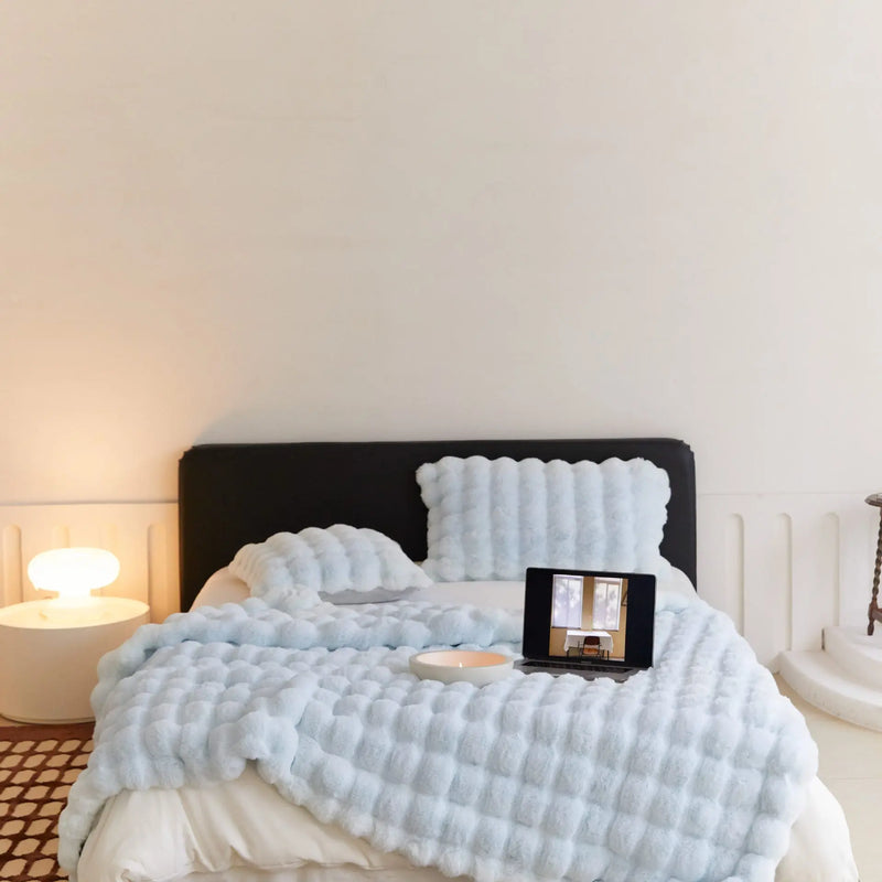 Velvet Nap Blanket Camel Color 100 × 160cm – Posh Atomic