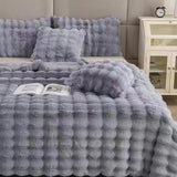 Velvet Nap Blanket Graphite Gray 100 × 160cm – Posh Atomic