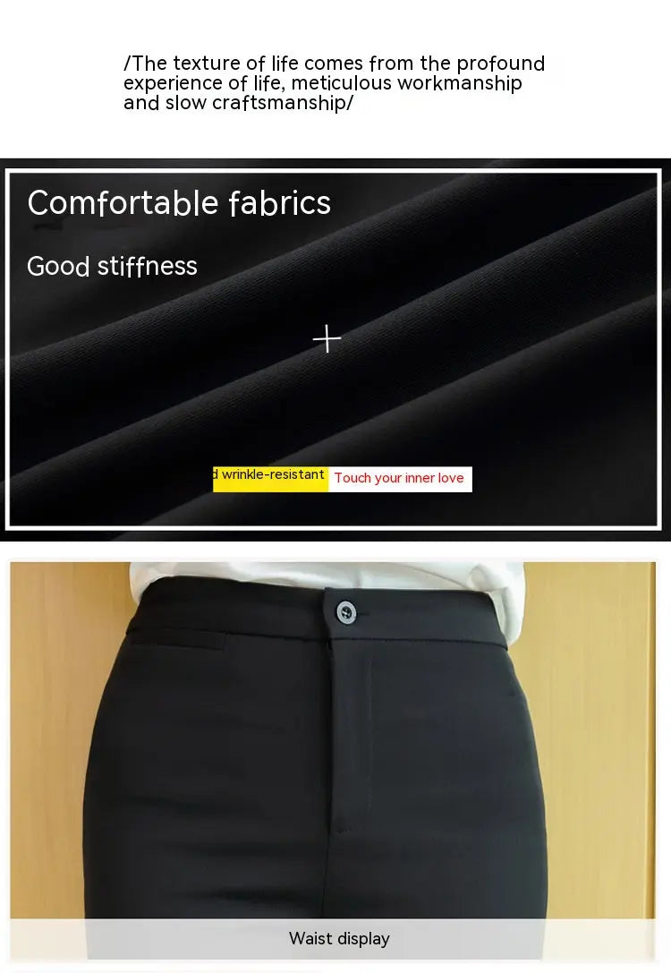 Women's Black Trousers Cropped – Posh Atomic
