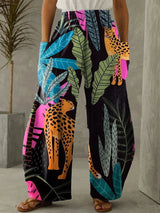 Women's Casual Double Pocket Long Wide-leg Pants 15style L – Posh Atomic