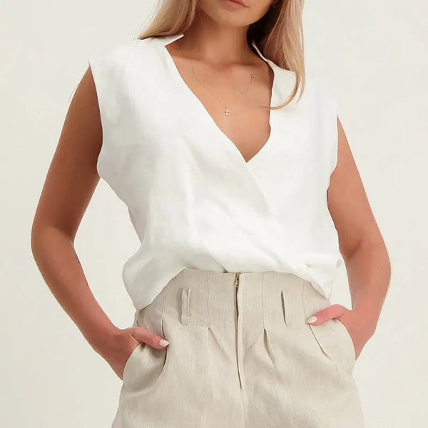 Women's Classy Sleeveless Shirt X8 M – Posh Atomic