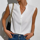 Women's Classy Sleeveless Shirt X8 2XL – Posh Atomic