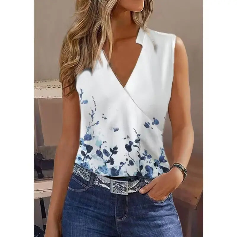 Women's Classy Sleeveless Shirt TFLTC301 XL – Posh Atomic