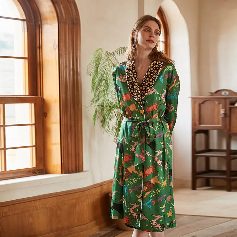 Women's Colorful Velvet Robe – Posh Atomic