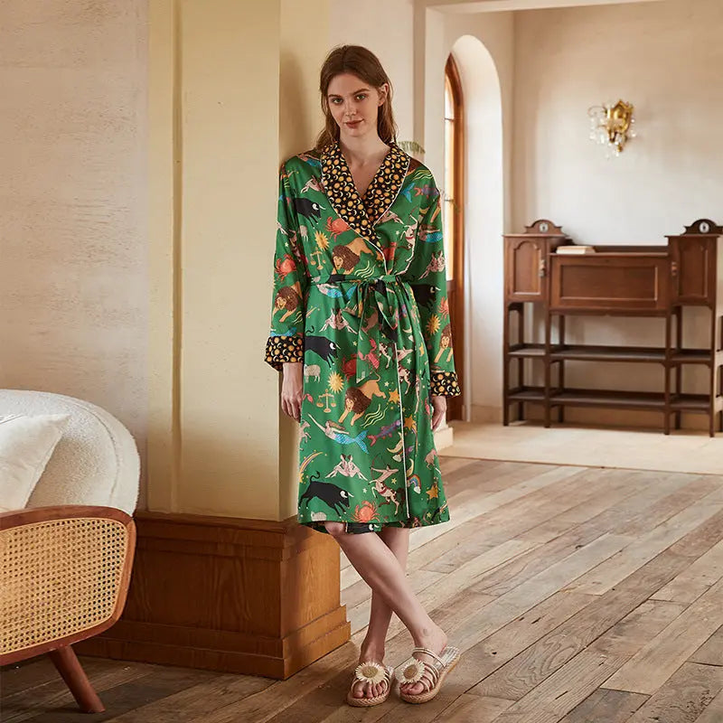 Women's Colorful Velvet Robe – Posh Atomic