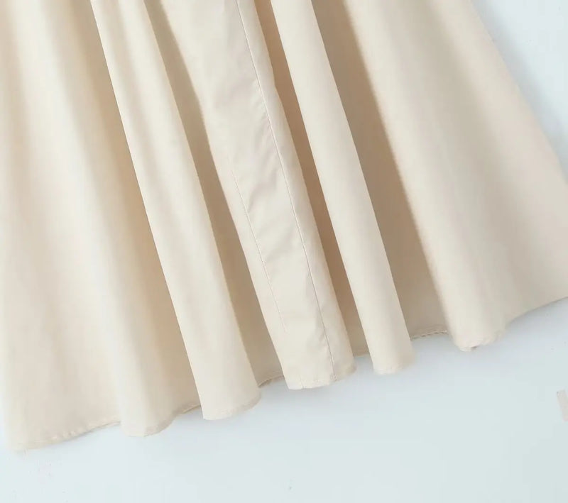 Women's Fitted Waist Pleated Dress – Posh Atomic