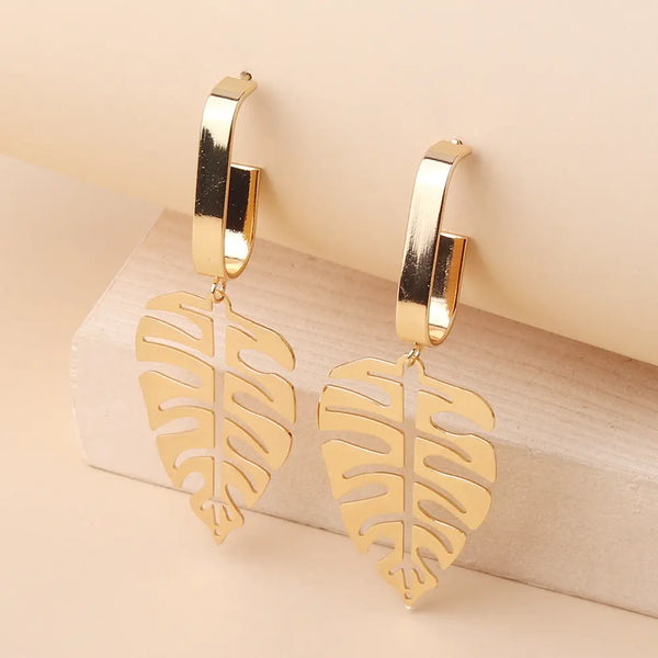 Women's Hollow Leaves Earrings – Posh Atomic