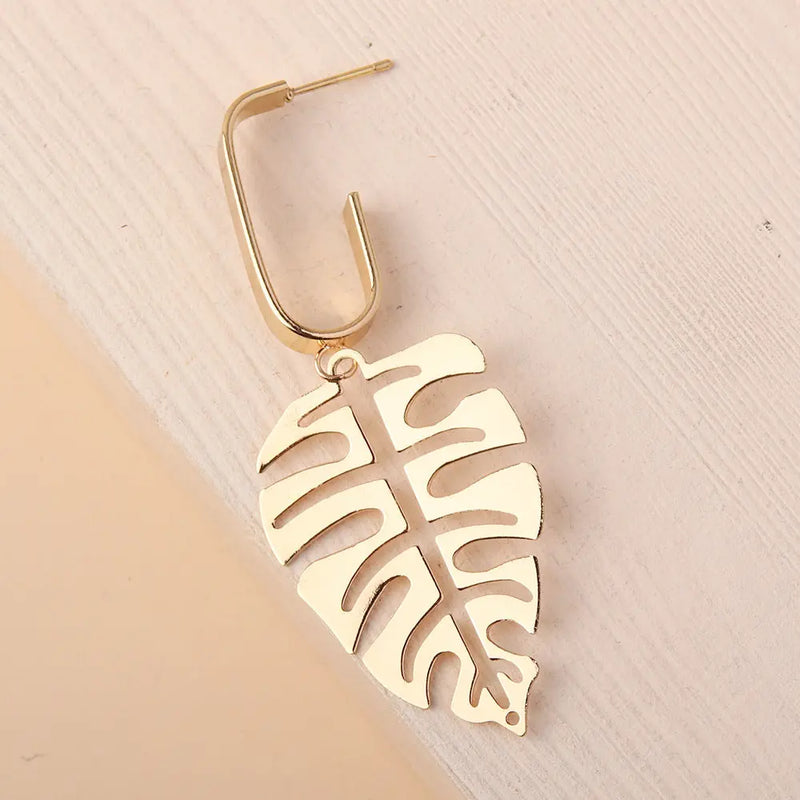 Women's Hollow Leaves Earrings – Posh Atomic