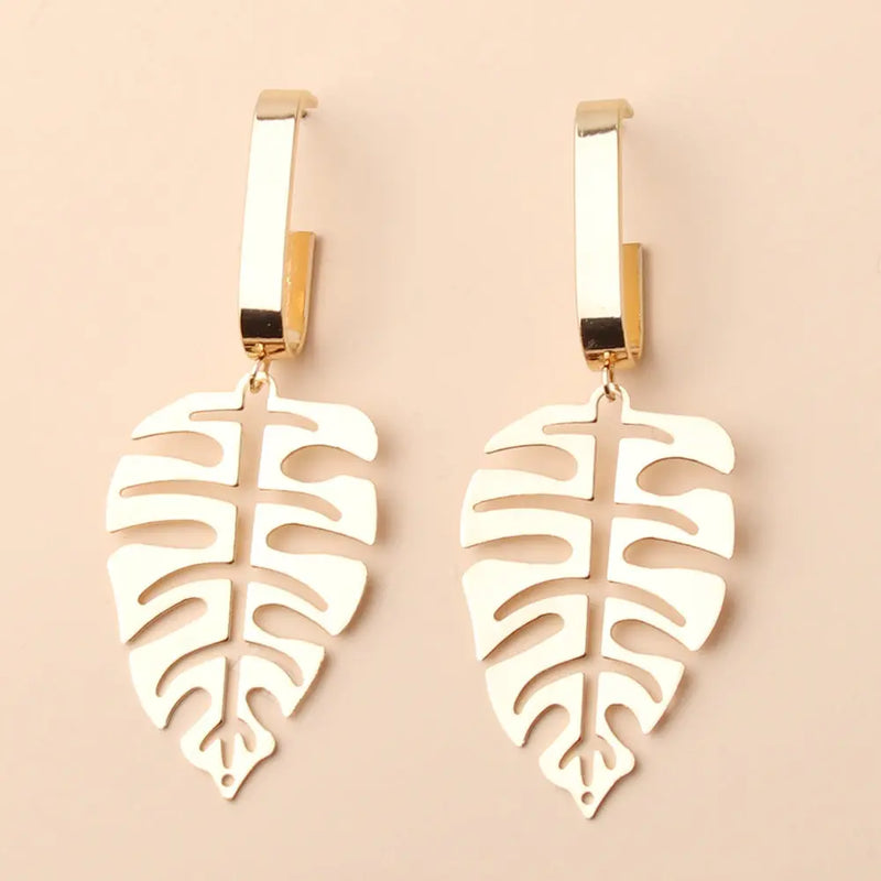 Women's Hollow Leaves Earrings – Posh Atomic