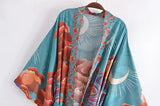 Womens Ladies Green Kimono Robe Gown Cover – Posh Atomic