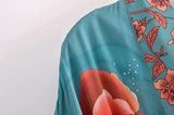 Womens Ladies Green Kimono Robe Gown Cover – Posh Atomic