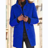 Casual Wool Coat With Pockets