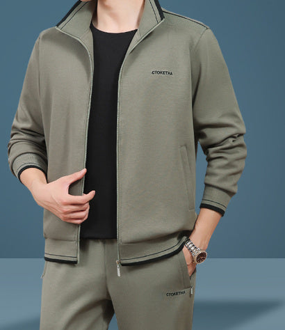 Dad High-end Casual Three-piece Suit
