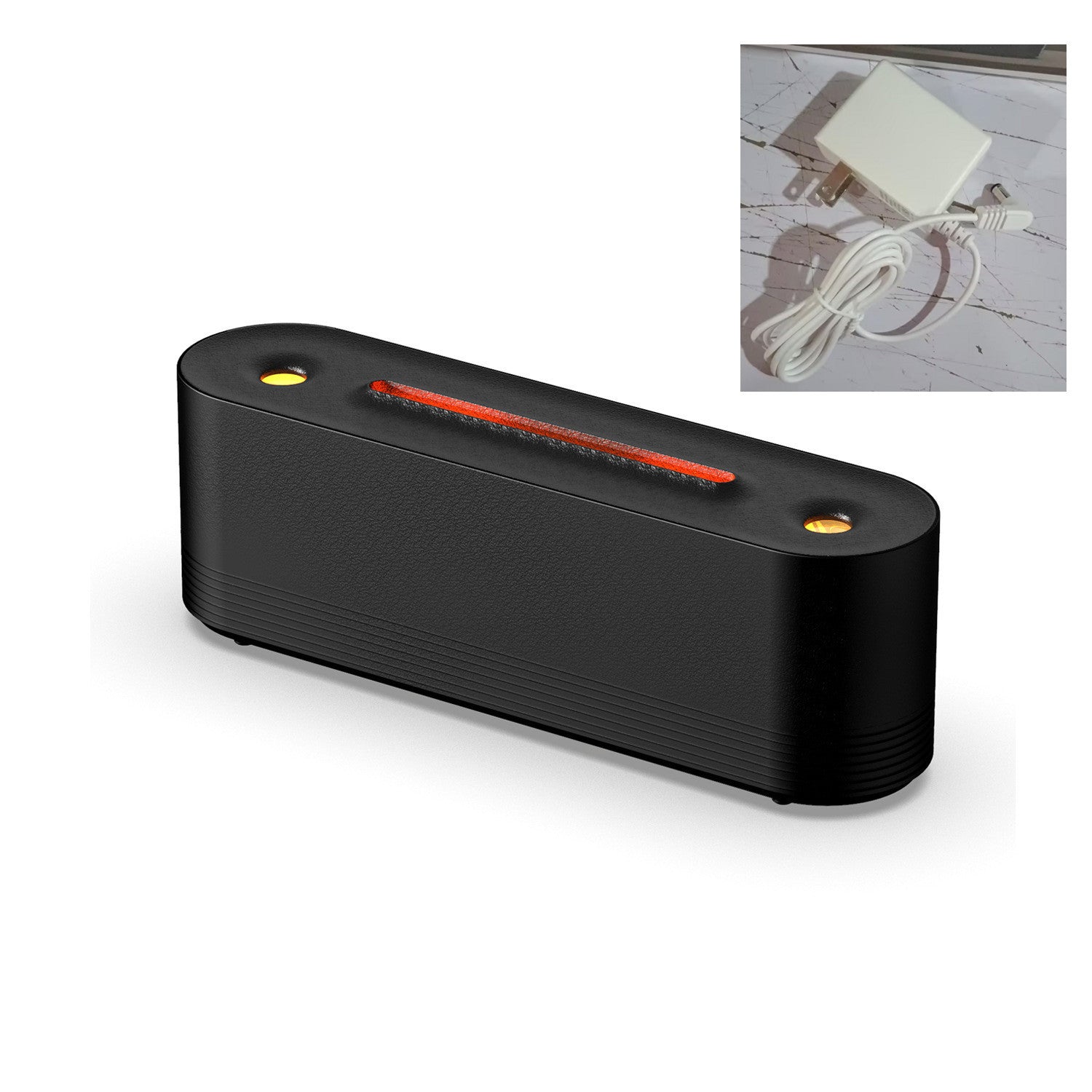 FlameGlow Ultrasonic Aroma Diffuser with 7-Color LED & Cool Mist