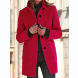 Casual Wool Coat With Pockets