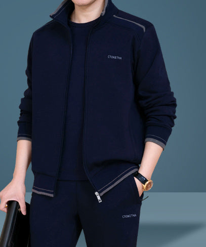 Dad High-end Casual Three-piece Suit
