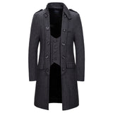 Men's Herringbone Overcoat