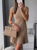 Women's Sleeveless Round Neck Tassel Dress