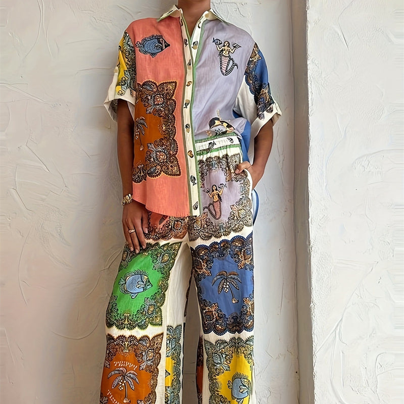 Women's Comfy Casual Pants Suit